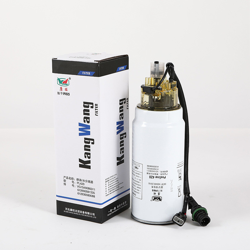 VG1540080311 فیلتر روغن کاتریج دیزل کامیون پاک کننده سوخت برای ماشین آلات سنگین ساختمانی
