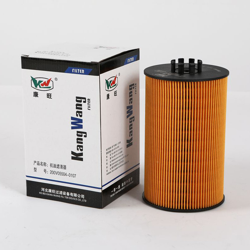 200V05504-0107 کارتریج فیلتر روغن برای نیمه کامیون کارتریج فیلتر سوخت در ماشین آلات سنگین ساختمانی